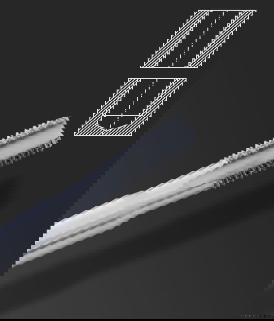 Illustration of for brass (short chipping)