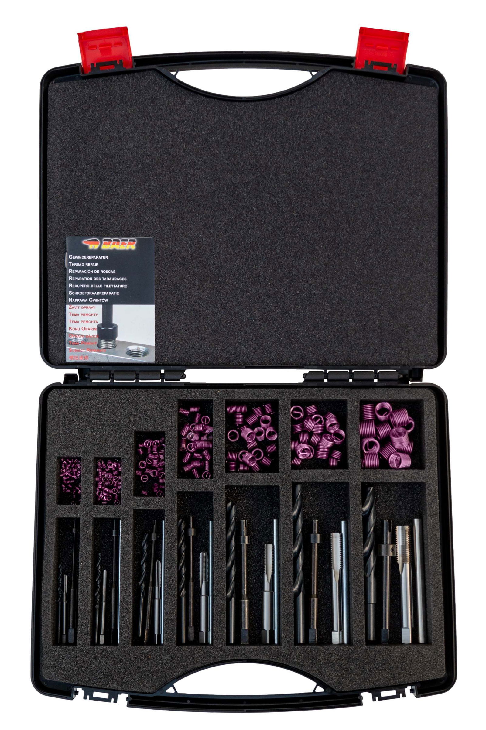 BaerCoil Thread Repair Workshop Kit M 3 - M 12 screw grip