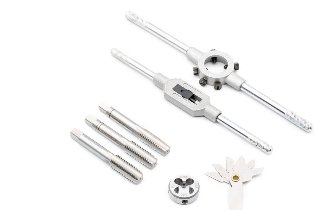 BAER Kit de tarauds à main HSS | Filières | Outils : M 3 – 12  – Image 5