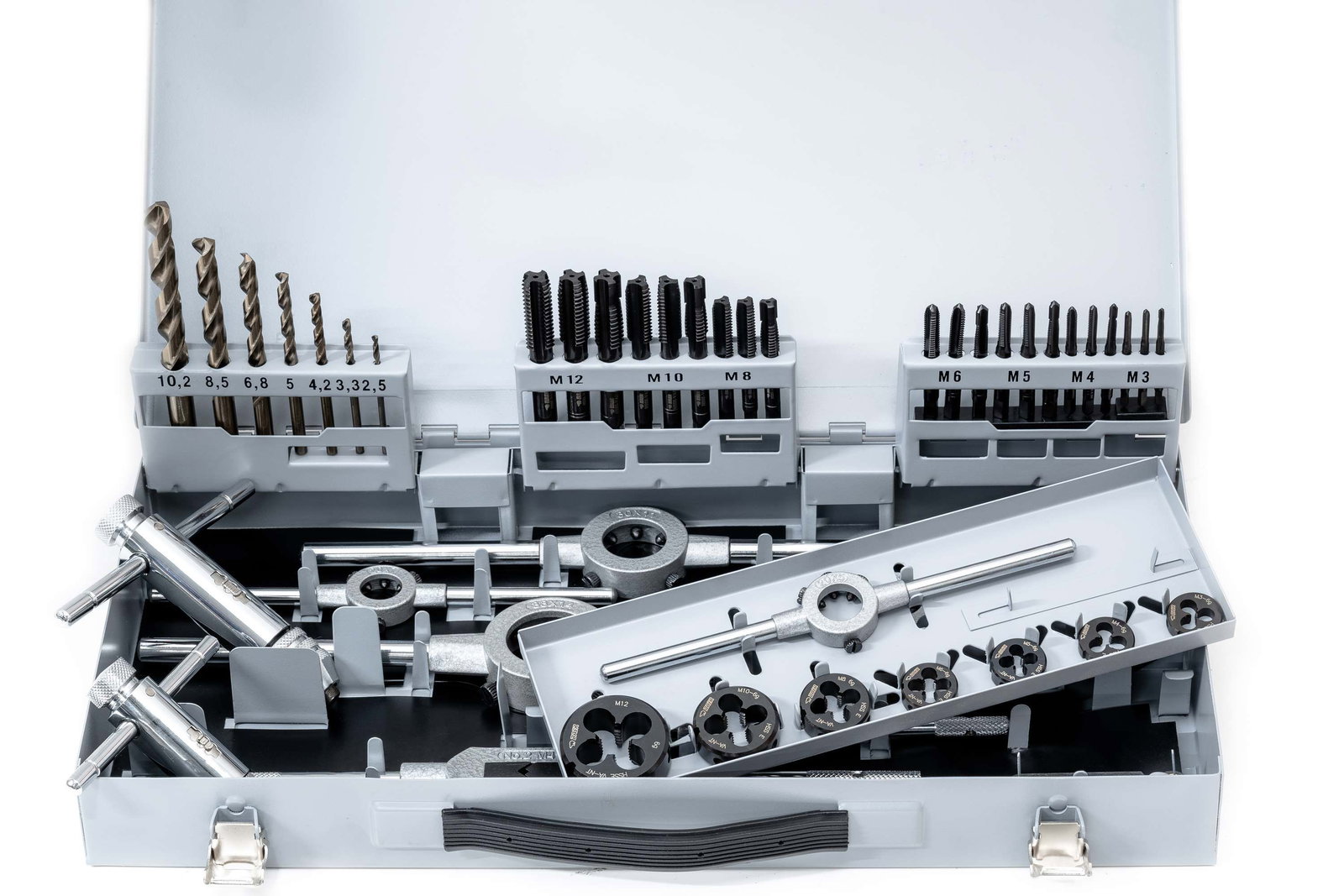 BAER SET HSSE ACIER INOX Tarauds manuels | Filières | Outils : M 3 - 12 – Image 1
