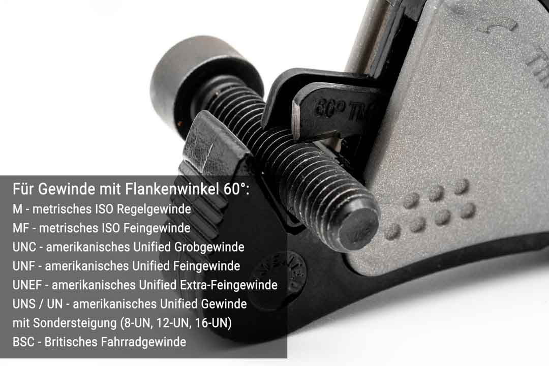 Restaurierer für Außengewinde 4-13mm | 5/32''-1/2'' (60° M, MF, UNC, UNF, UN, NPT)