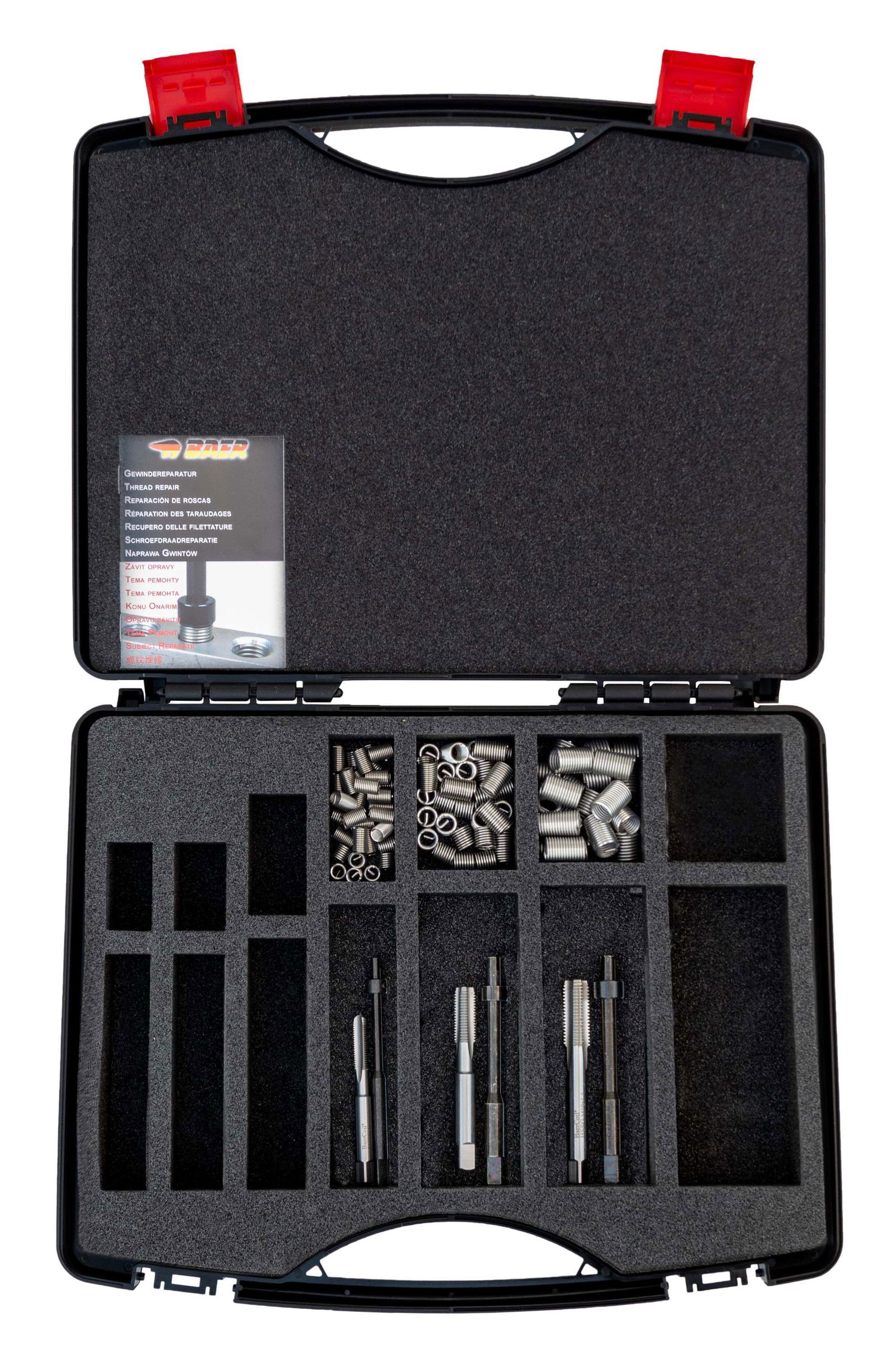 Kit da officina per la riparazione della filettatura delle candele BaerCoil