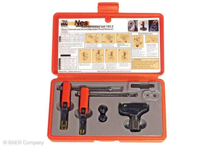 Restaurierer Set Außen: 4-18mm | Innen: 8-16mm (60° M, MF, UNC, UNF, UN, NPT) Restaurierer Set Außen: 4-18mm | Innen: 8-16mm (60° M, MF, UNC, UNF, UN, NPT)