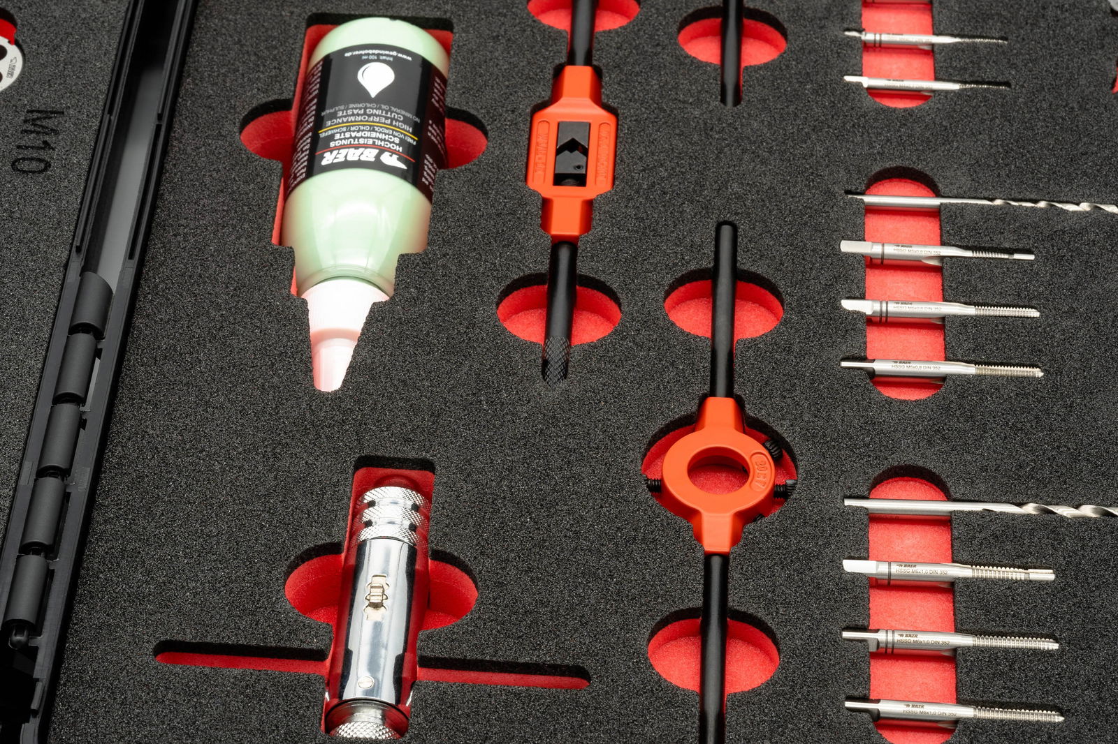 BAER ULTRA SET HSS Handgewindebohrer | Schneideisen | Werkzeuge | Schneidpaste: M 3 - 12