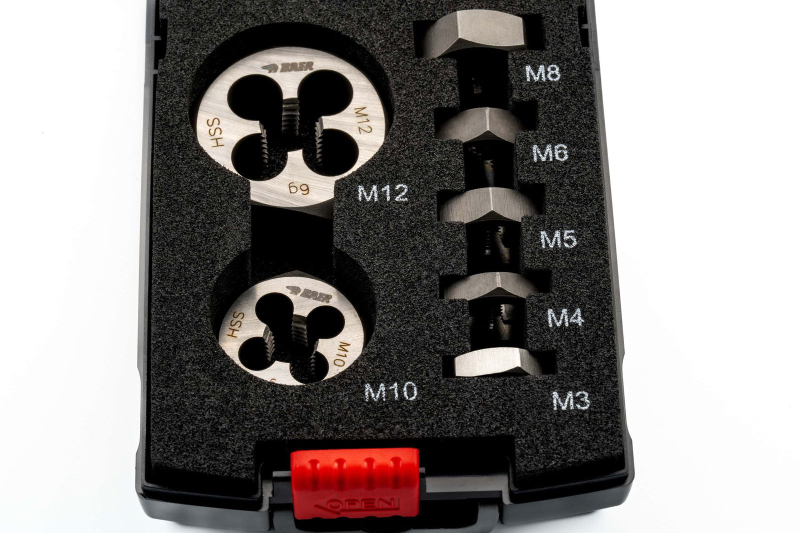 BAER SET HSS: Sechskant-Schneidmuttern: M 3 - 12 – Bild 7