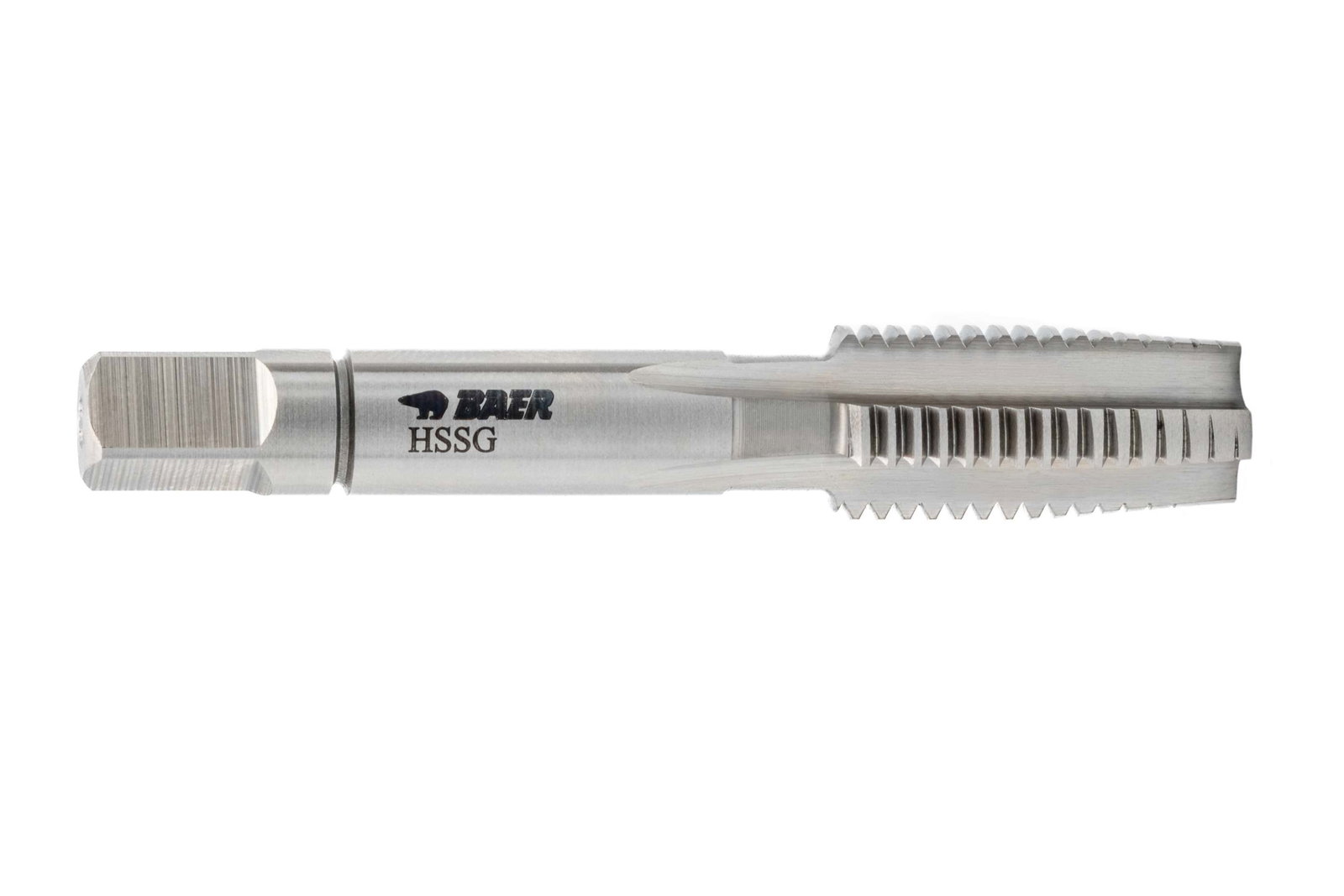 BAER HSSG Hand Tap Taper (No. 1) BSF 7/16 x 18
