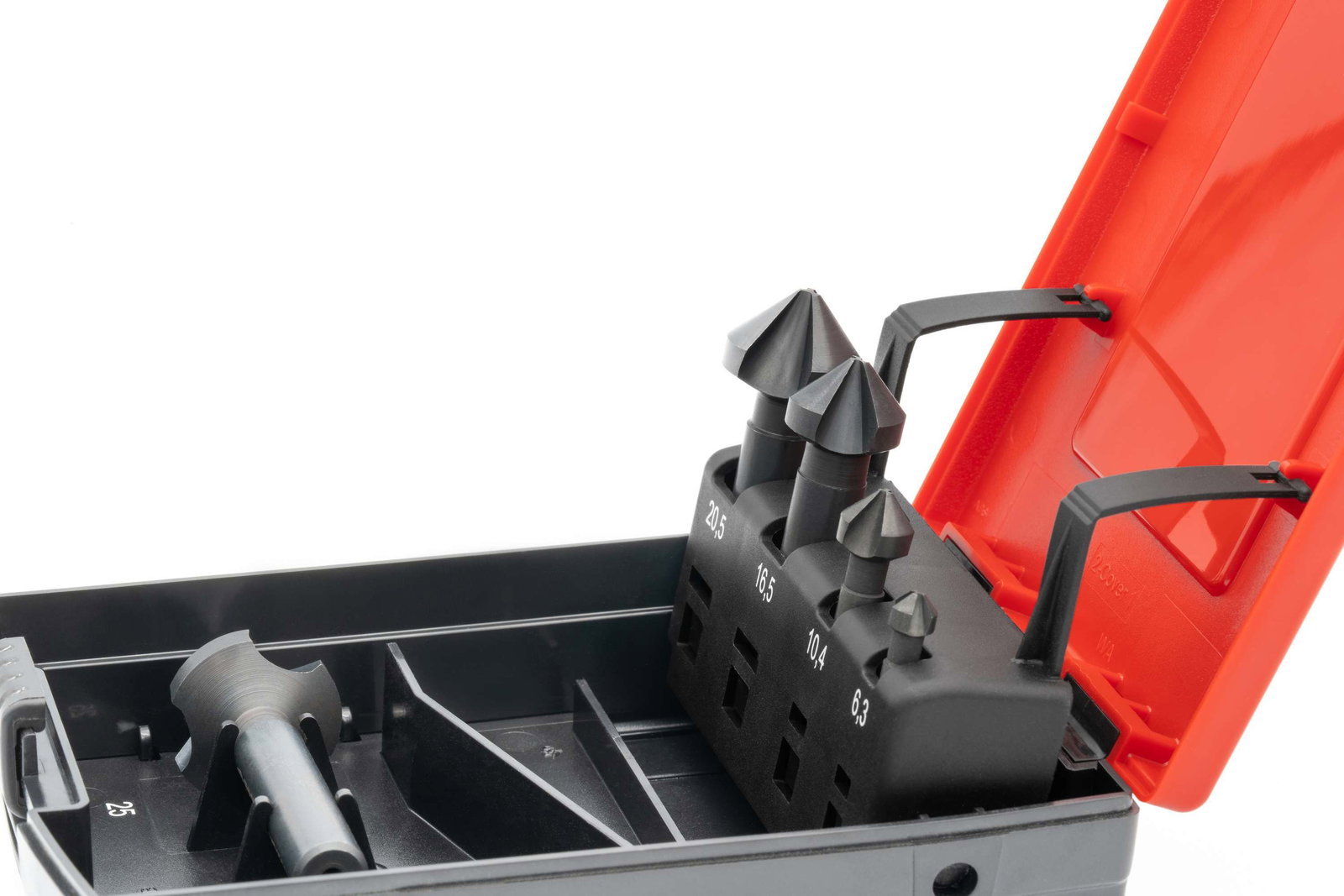 HSSE-VAP Set di svasatori a 90° da 6,3 a 25,0 mm - per acciaio inox
