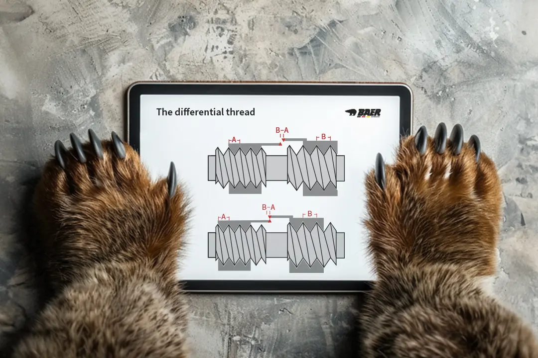 The differential thread is a simple mechanism with a big impact The differential thread is a simple mechanism with a big impact