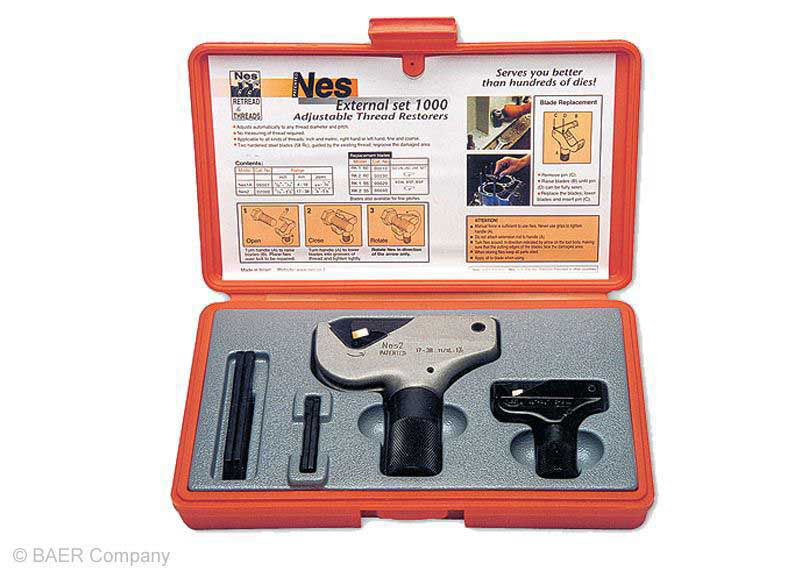 Restaurierer Set Außengewinde 4-38mm | 5/32''-1.1/2'' (60° M, MF, UNC, UNF, UN, NPT)