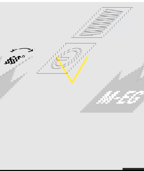 Abbildung von M-EG metrisches EG-Gewinde