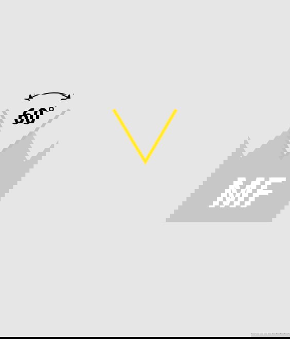 Illustration of MF - metric fine thread