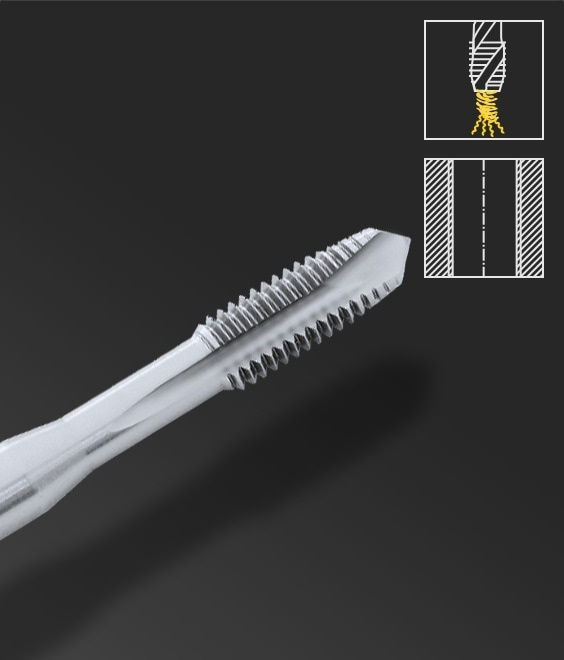 Illustration de Forme B - trou traversant