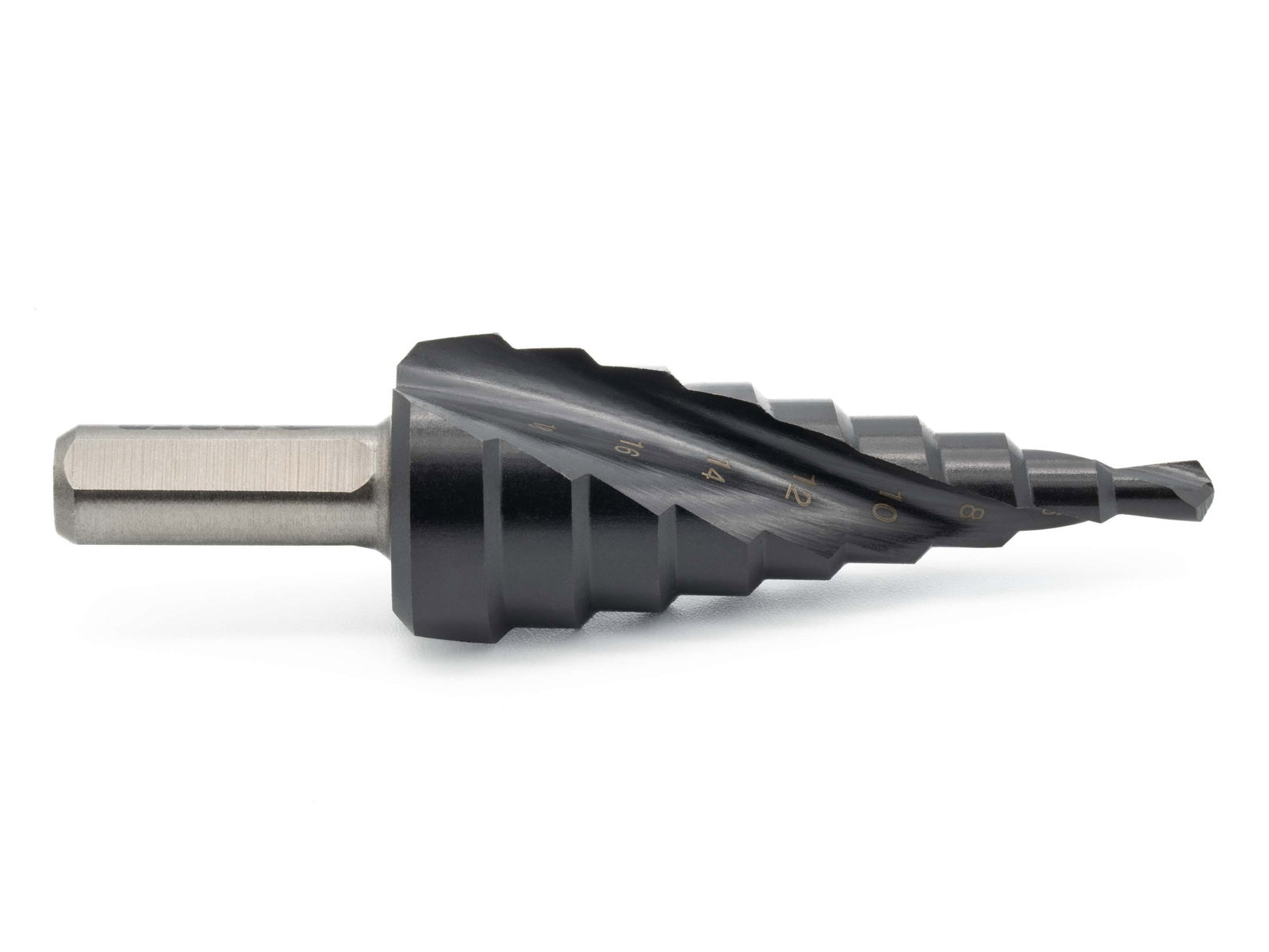 Fresa a gradini HSS-TiAlN 4 - 20 mm (9 gradini)