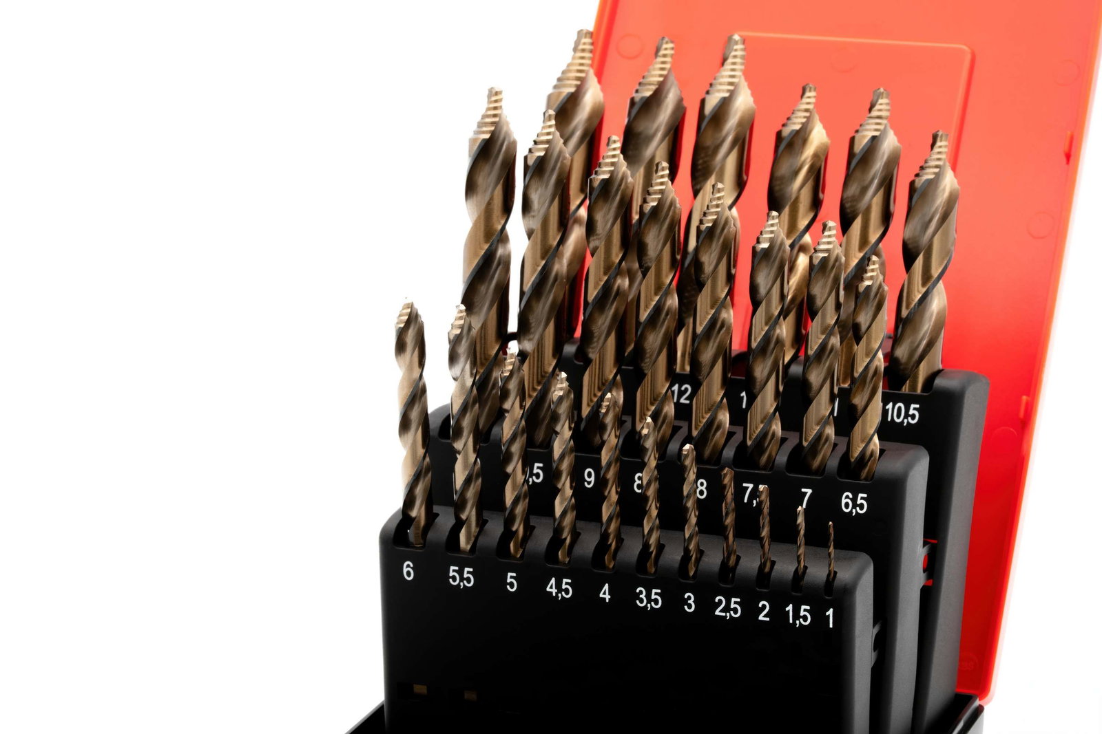 BAER HSSE/Co5 TurboCentrix drill bit set (0.5 mm incremental) 1 - 13 mm