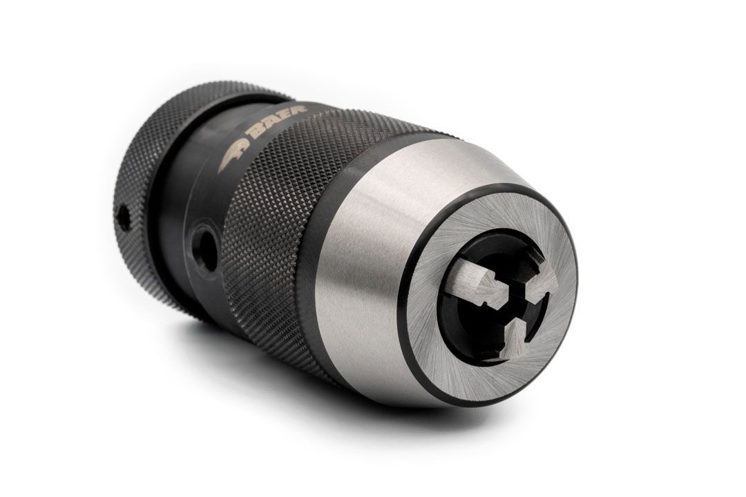 BAER Bohrfutter für Kernbohrmaschine 0,2 - 16 mm | Aufnahmekegel: Weldon 19 mm | Schnellspannbohrfutter