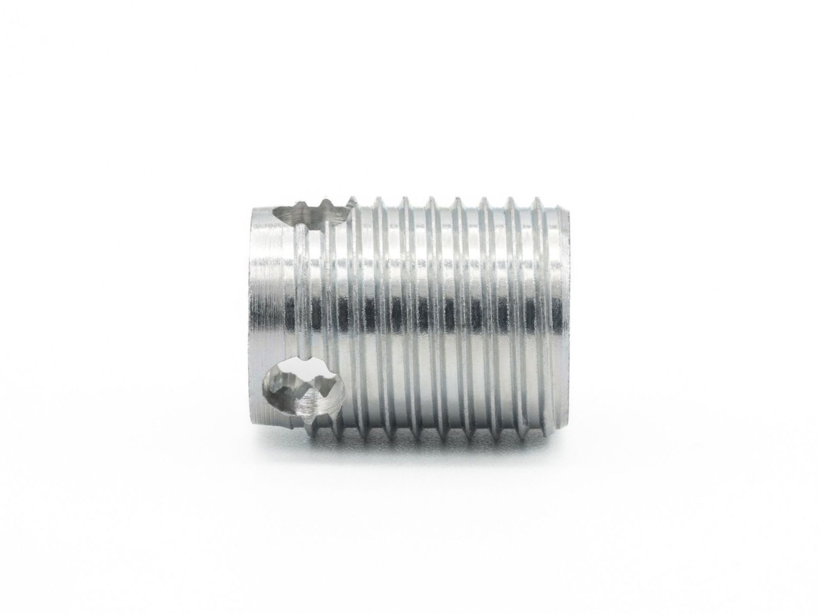 BaerFix Gewindeeinsätze mit Schneidbohrungen M 6 x 1,0 - 12 mm - 100 Stück
