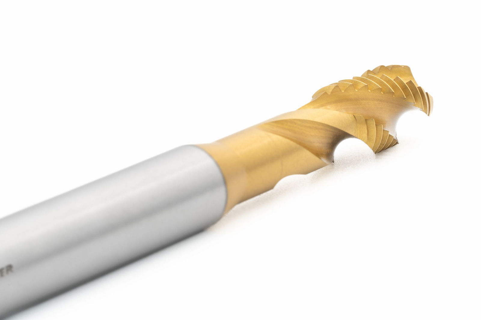 BAER HSSE-TiN screw tap 35° RSP - M 9 x 1.25 - DIN 371 high-alloy steels