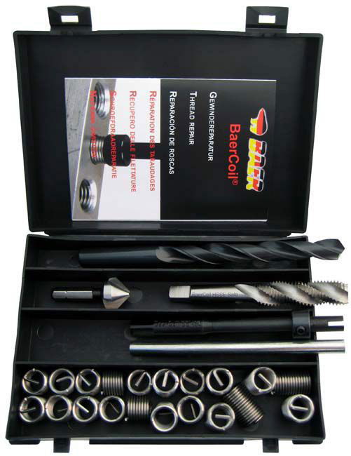 BaerCoil Thread Repair Kit M 4 x 0.7 for blind holes BaerCoil Thread Repair Kit M 4 x 0.7 for blind holes