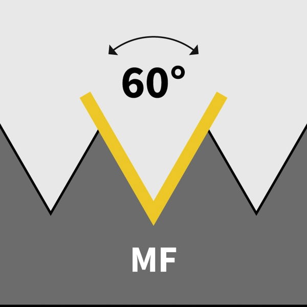 Illustration de MF - métrique Filetage fin