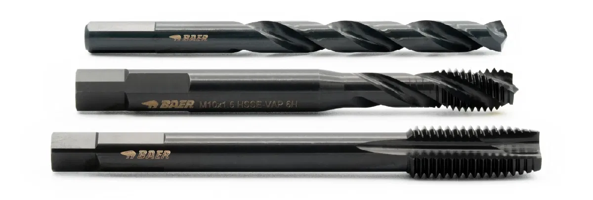 Bohrer und Gewindebohrer-Set von BAER Bohrer und Gewindebohrer-Set von BAER