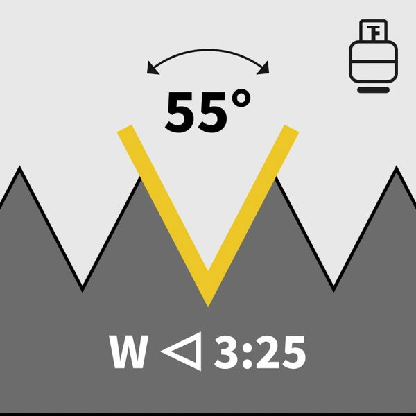 Illustration de W - conique Soupapes pour bouteilles de gaz