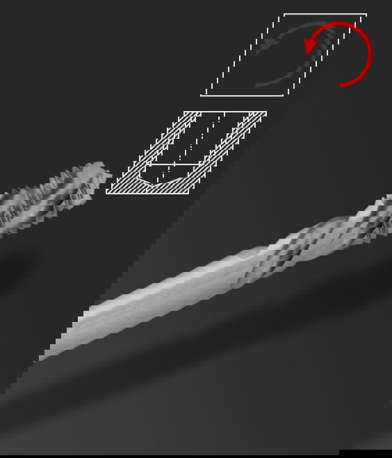 Illustration de pour Filetage à gauche