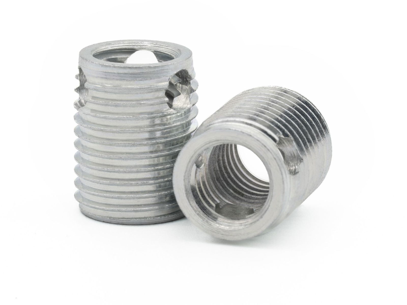 BaerFix Gewindeeinsätze mit Schneidbohrungen M 3 x 0,5 - 6 mm - 100 Stück