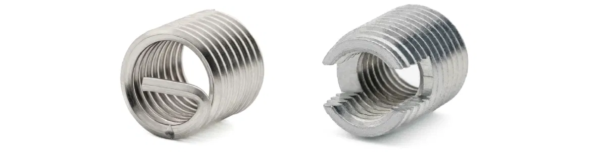 Zwei Gewindeeinsätze im Vergleich