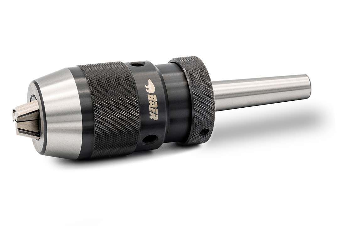 BAER Mandrin de perçage 0,2 - 16 mm | incl. Mandrin conique: MK 2 | Filetage de serrage: M 10 | Mandrin à serrage rapide