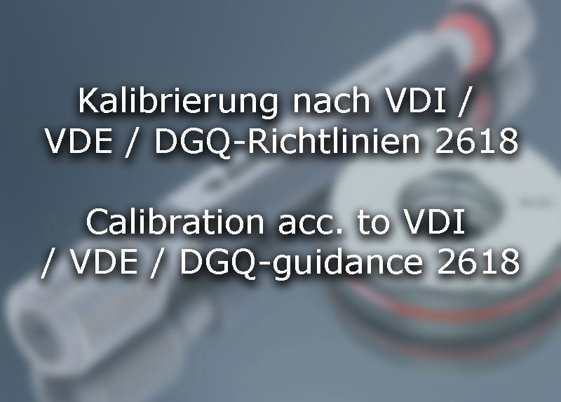 Calibration incl. Certificate for thread gauge