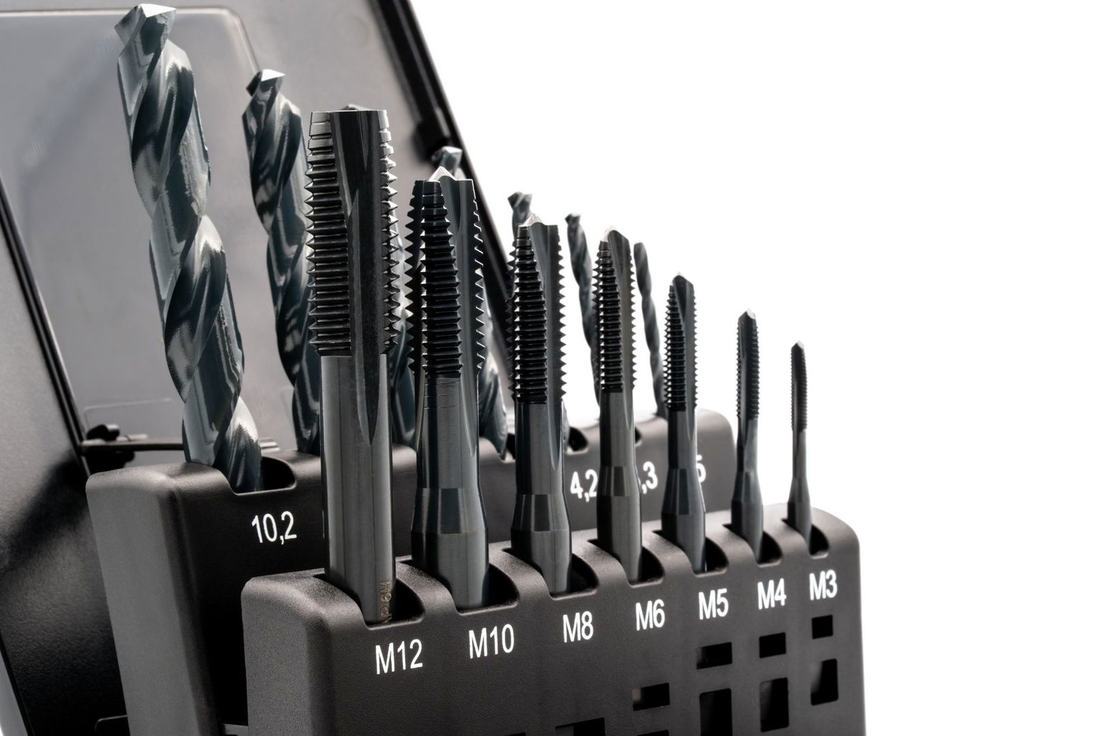 BAER TriTap Set HSSE-VAP: Gewindebohrer Durchgangsloch | Kernlochbohrer: M 3 - 12 – Bild 2
