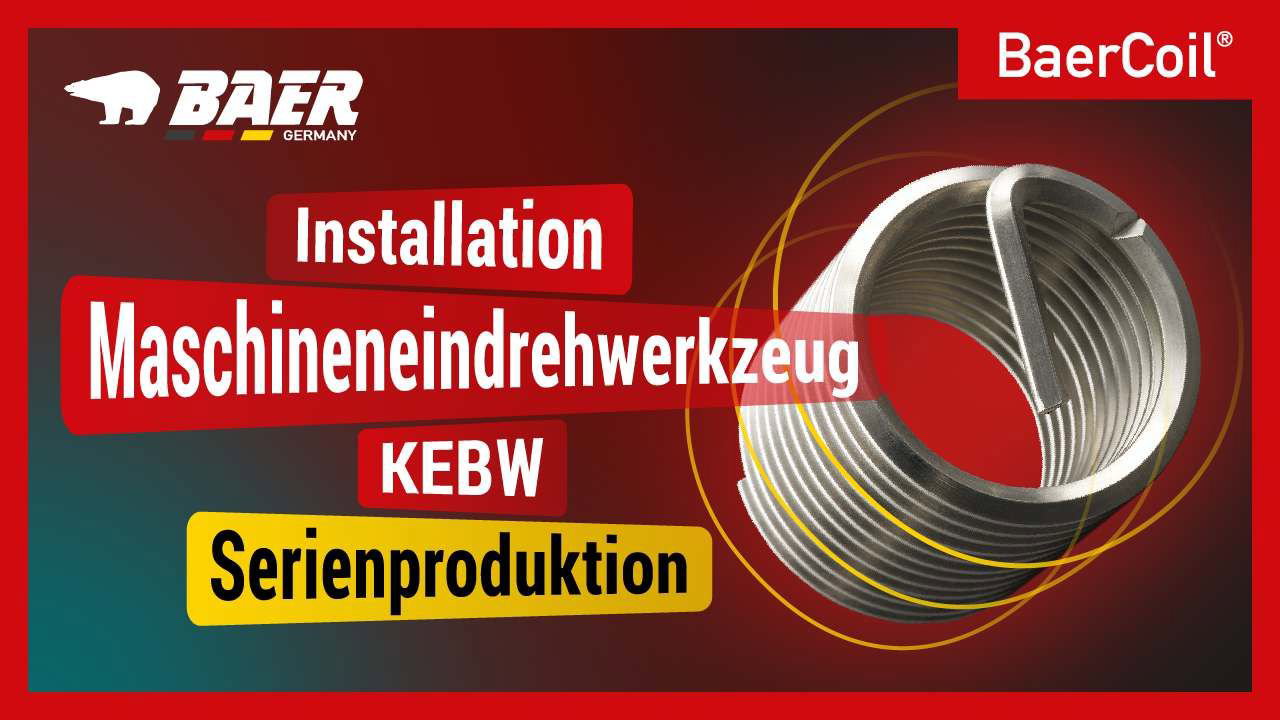 BaerCoil Maschineneinbauwerkzeug M 8 x 1,25