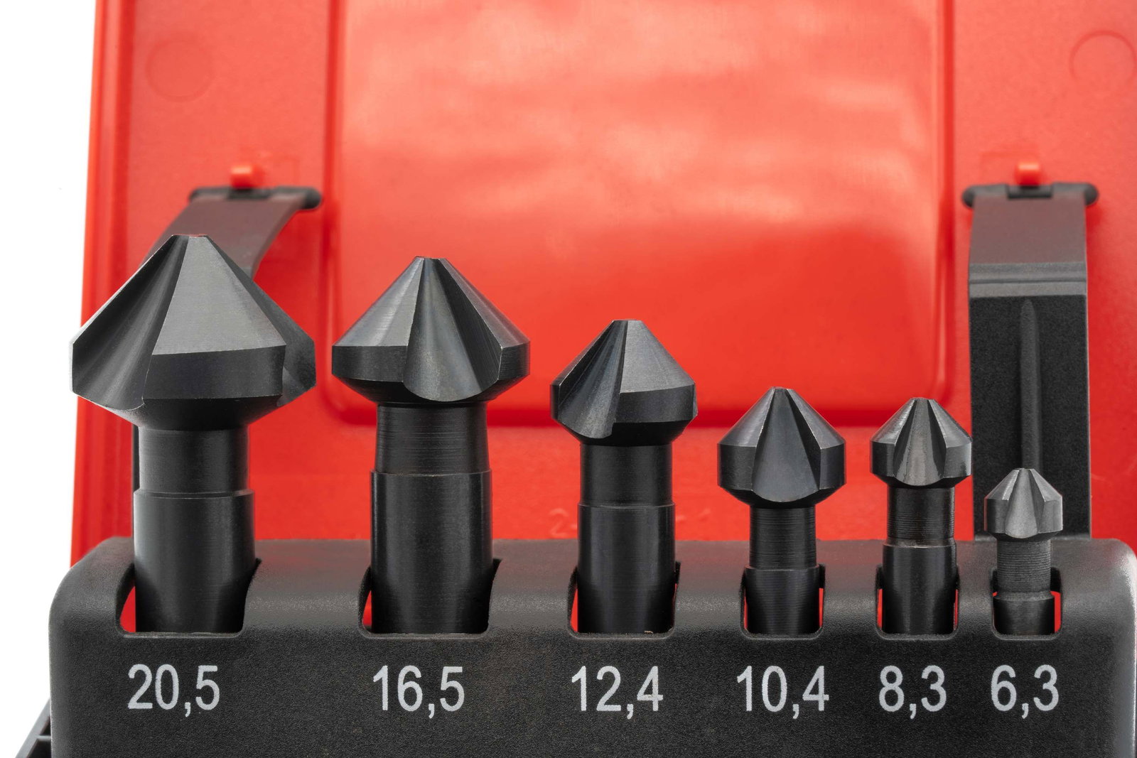 HSSE-VAP Set di svasatori a 90° da 6,3 a 20,5 mm - per acciaio inox – Immagine 5