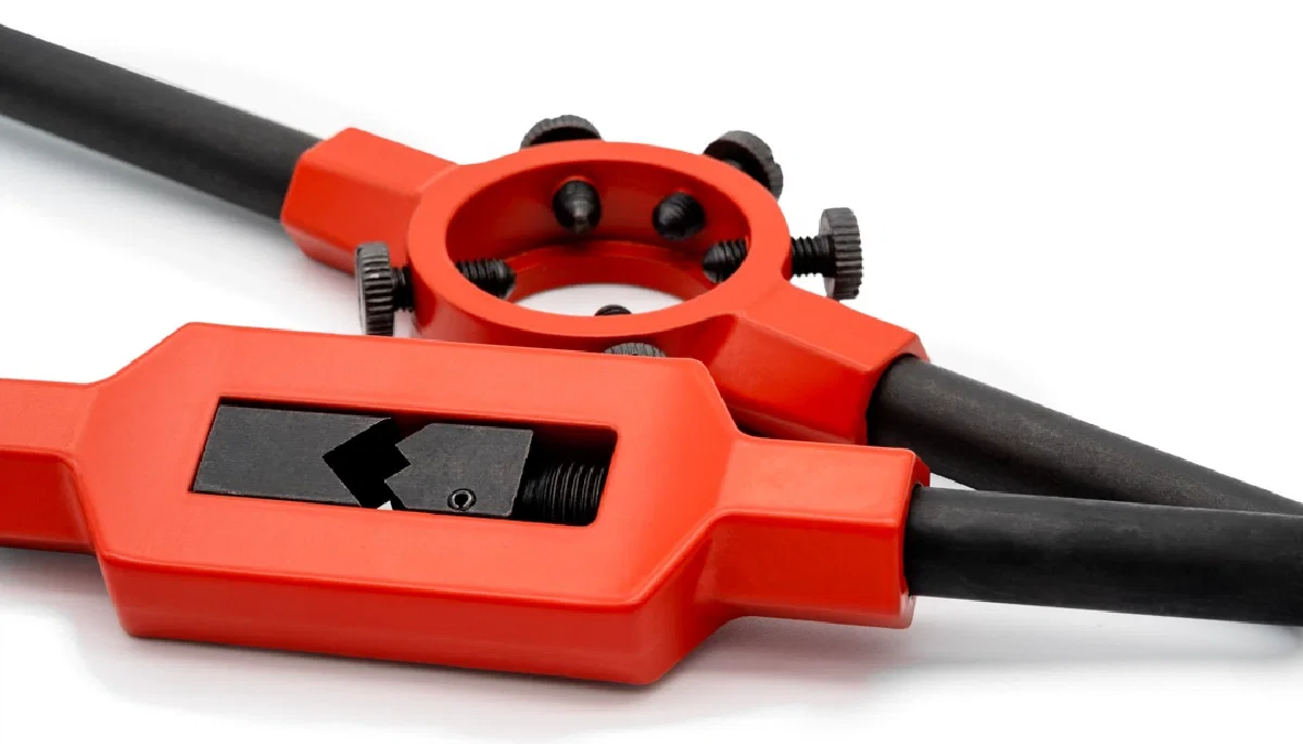 Gewindeschneidhalter mit verstellbaren Spannschrauben