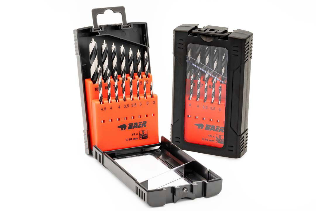 Wood Drill Bit Set (15 pcs.) 3 - 10 mm Wood Drill Bit Set (15 pcs.) 3 - 10 mm