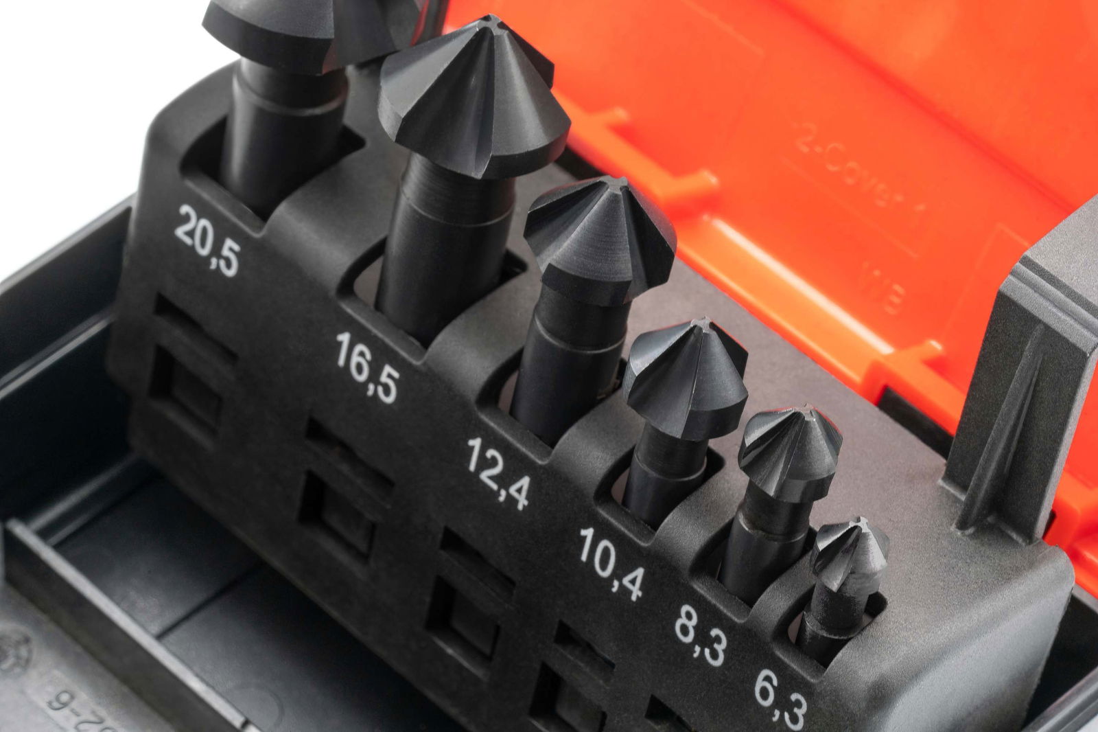 HSSE-VAP Set di svasatori a 90° da 6,3 a 20,5 mm - per acciaio inox – Immagine 16