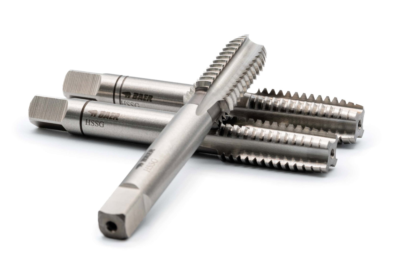 BAER HSSG Set di rubinetti a mano (3 pezzi) UNC 1.1/8 x 7 – Immagine 6