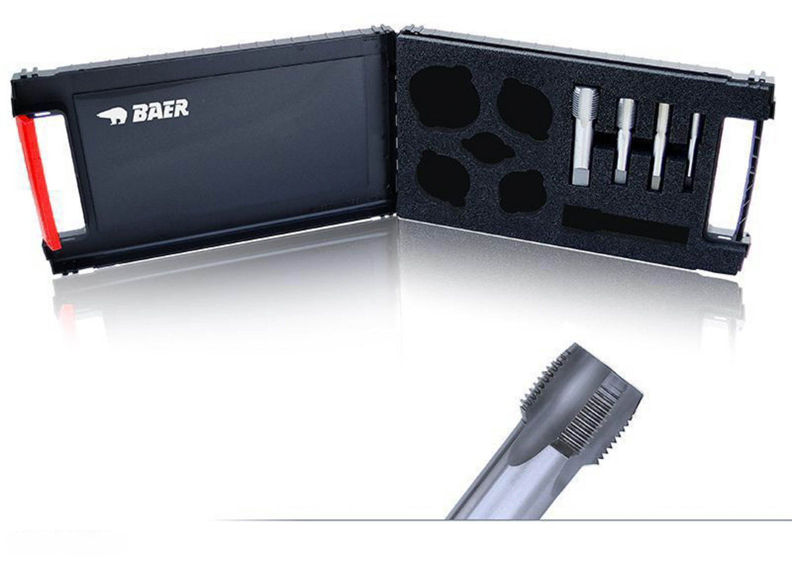 BAER set HSSG: Taraud G(BSP) 1/8'' - 1/2''