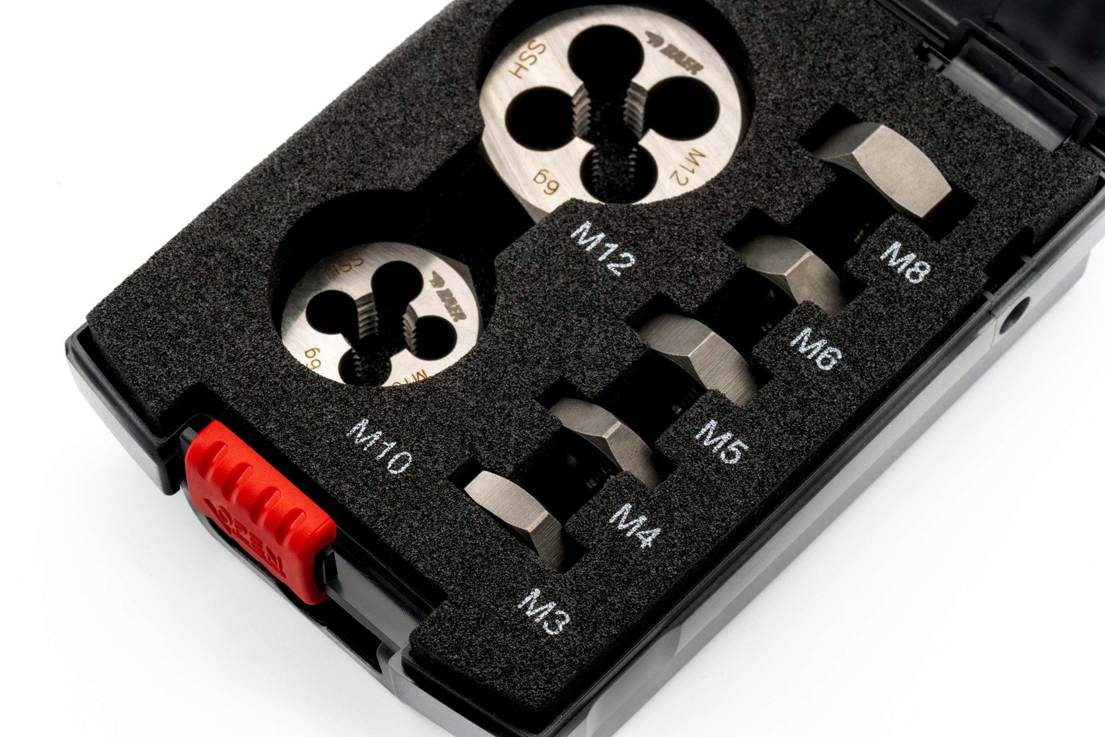 BAER SET HSS: Ecrous de coupe hexagonaux : M 3 - 12