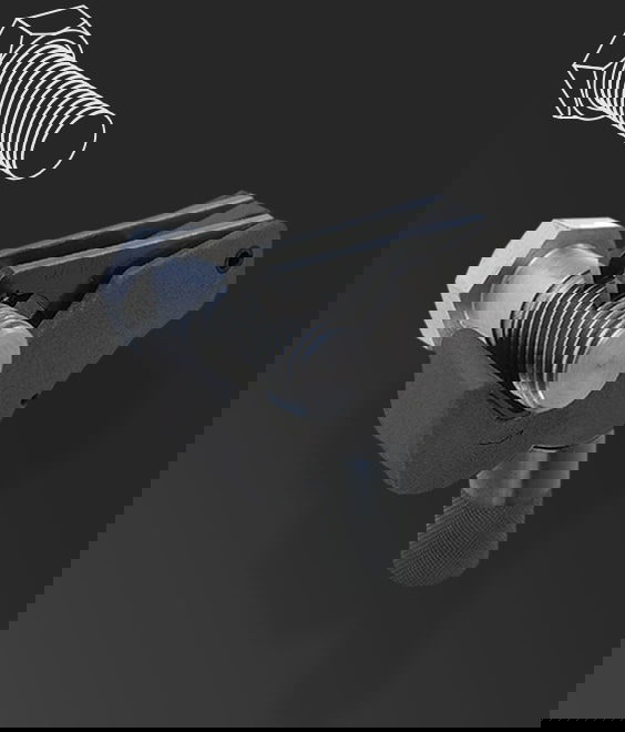 Illustration of for external thread