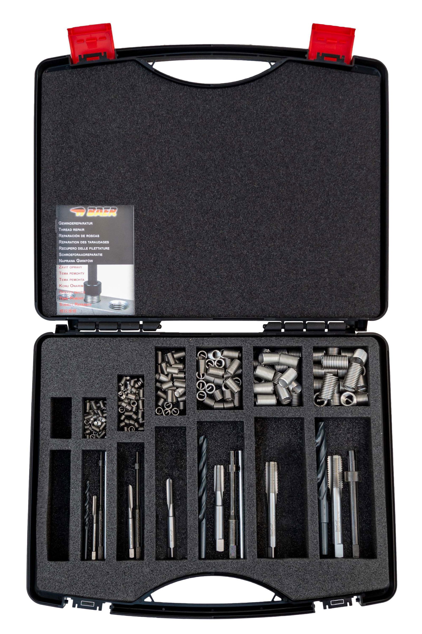 Kit da officina per la riparazione della filettatura BaerCoil KFZ - spezial