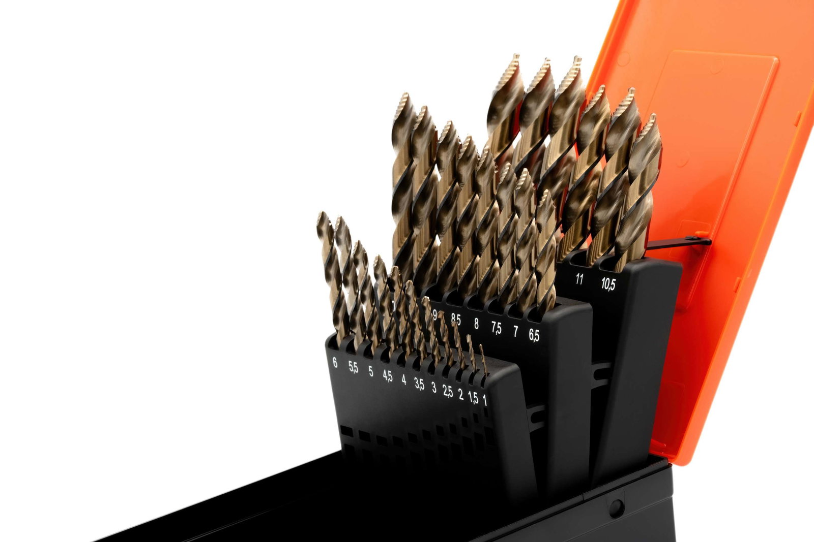 BAER HSSE/Co5 TurboCentrix drill bit set (0.5 mm incremental) 1 - 13 mm