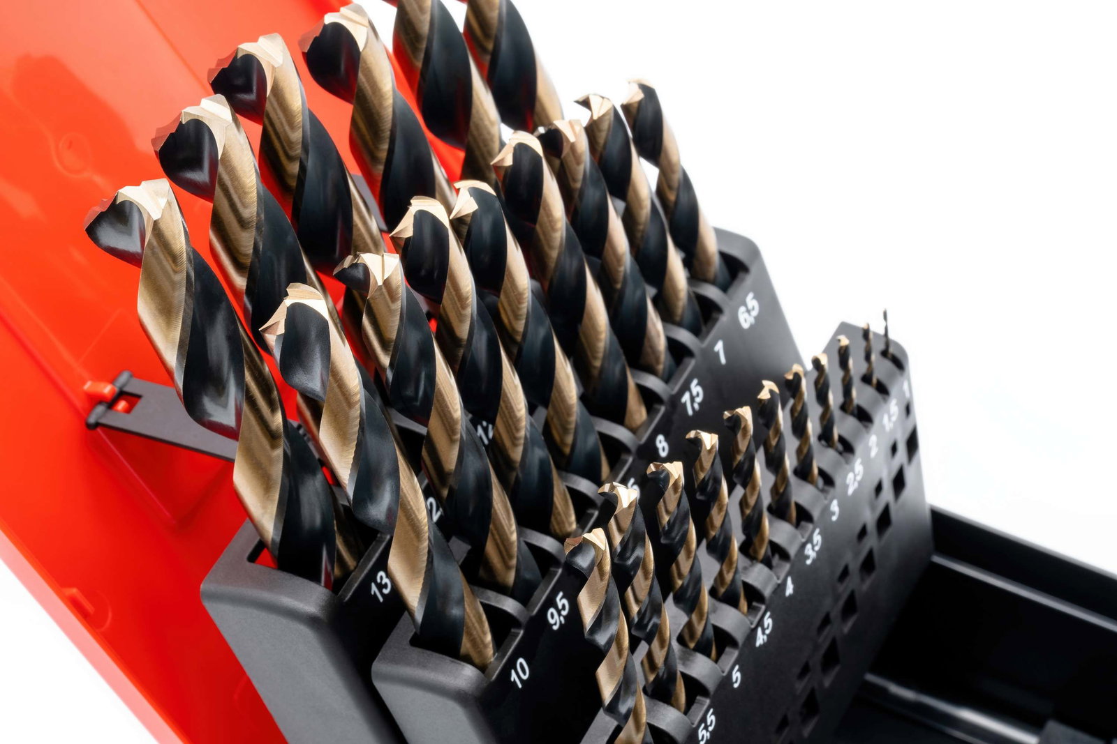 HSSE Power Drill Bit Set (0.5mm rising) 1 - 13 mm with three-face shank – Image 4