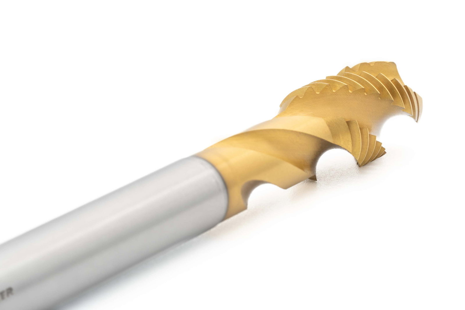 BAER HSSE-TiN screw tap 35° RSP - M 22 x 2.5 - DIN 376 high-alloy steels – Image 3