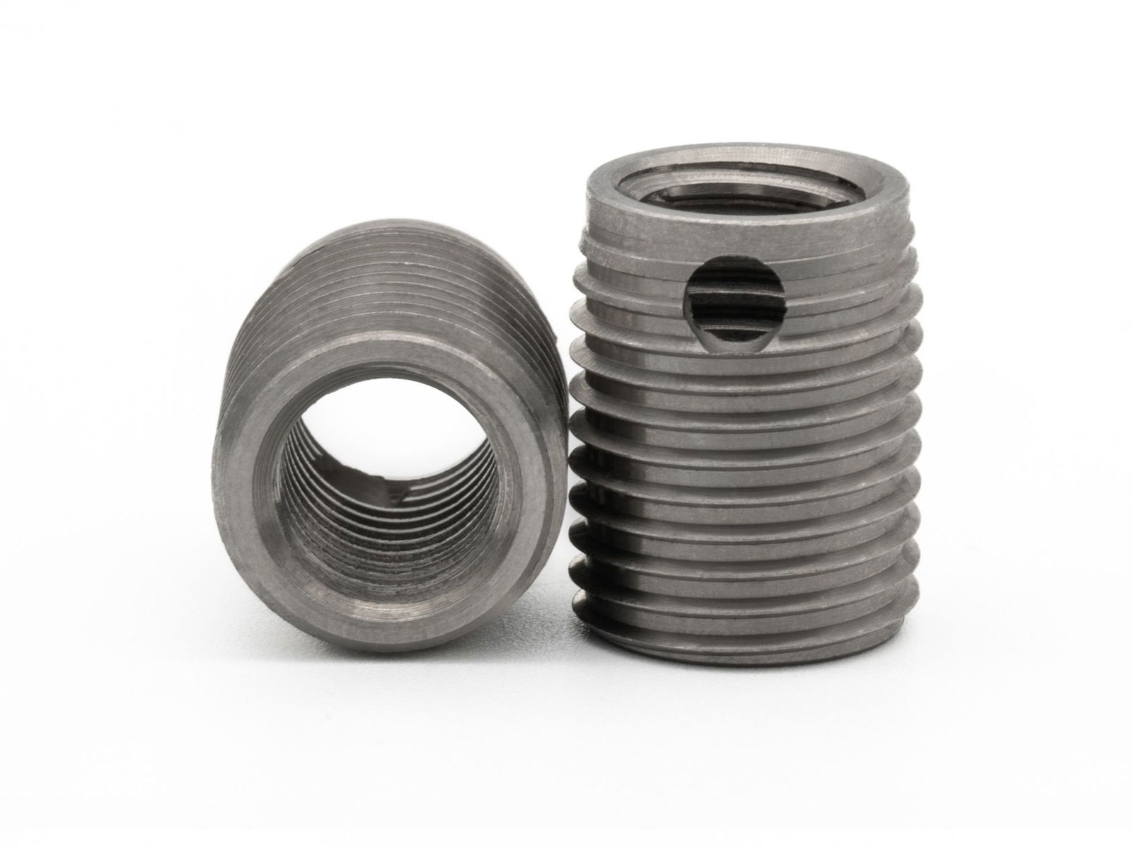 BaerFix Gewindeeinsätze mit Schneidbohrungen M 8 x 1,25 - 14 mm - 1.4305 - 100 Stück – Bild 2