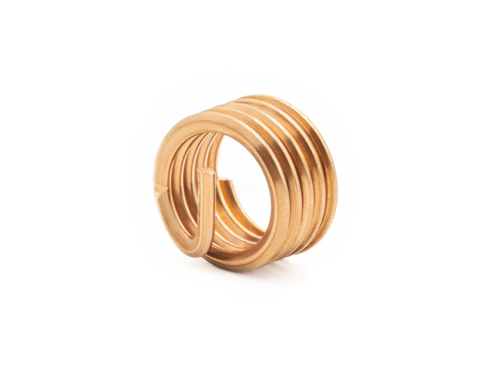 BaerCoil Wire Thread Inserts M 8 x 1.25 - 1.0 D (8 mm) - free running - Bronze - 100 pcs.