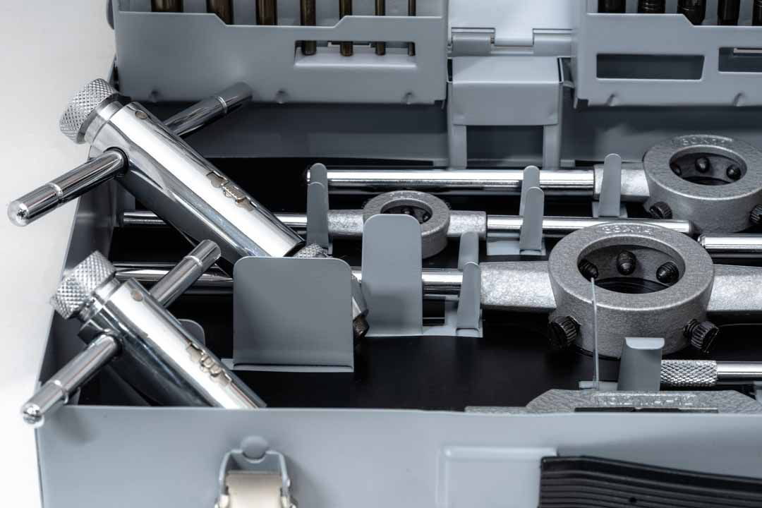 BAER SET HSS ACCIAIO INOX: Maschi a mano | Filiere | Utensili : M 3 - 12 – Immagine 2