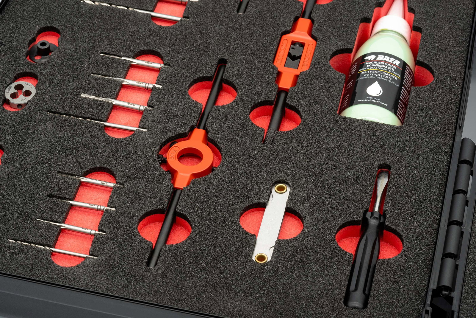 Kit de tarauds à mains BAER ULTRA HSS | Filières | Outils | Pâte de coupe : M 3 - 12 BAER