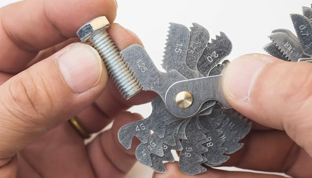 Thread gauge checks screw Thread gauge checks screw