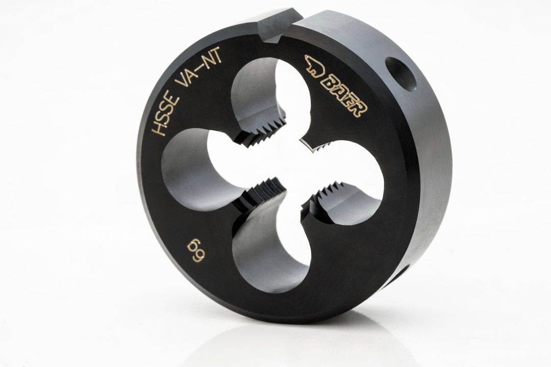 BAER Round Cutting Die M 10 x 1.5 - HSSE for Stainless Steel